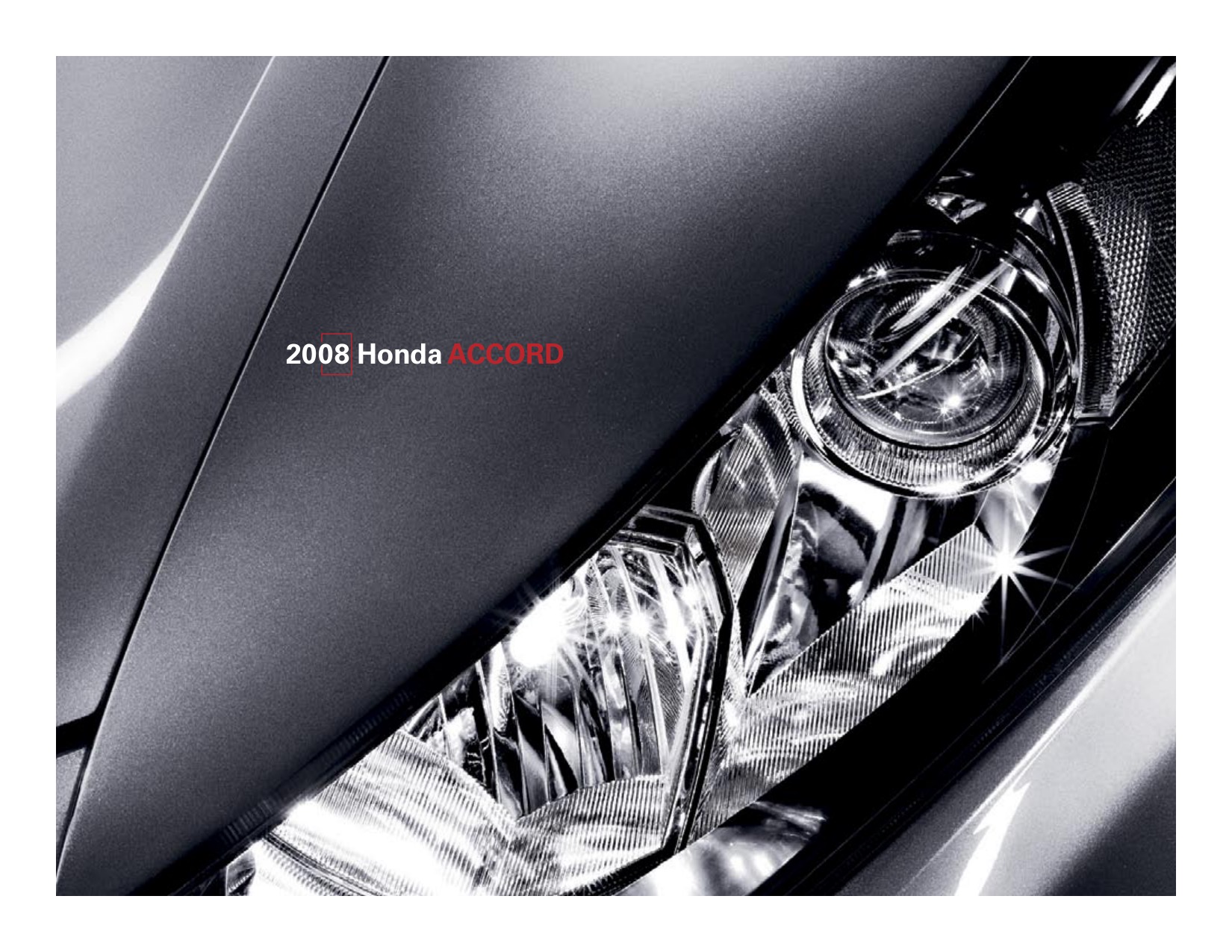 2008 Honda Accord Brochure